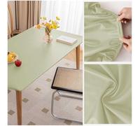 ININOSNP Protection de Table Nappe de Protection imperméable en Similicuir | Nappe en Vinyle Lavable avec Bord élastique(60X120cm)
