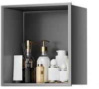 ININOSNP Rangement pour Salle de Bain Niche de Douche encastrée en Acier Inoxydable 304 for Un Rangement de Salle de Bain sans Effort(Grigio)