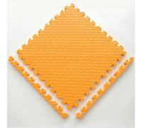 ININOSNP Tapis pour bébés Tapis de Jeu emboîtables de 2,5 cm d'épaisseur for Sol de Gymnastique, Puzzle, Tapis en Mousse, Installation Facile à Faire soi-même(Orange,60x60x2.5cm)