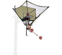 ININOSNP Tireur de Basket-Ball en Acier Système de Retour de Ballon de Basket Ball Back Pro, Filet de Basket-Ball Mural for intérieur/extérieur, équipement d'entraînement de Basket-Ball Portable