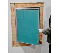 ININOSNP Trappe d'accès encastrée Porte d'accès cachée de Plaque de plâtre avec Le Grand Panneau de Couverture de Plaque de plâtre de Cadre en Aluminium(24x32in (60x80cm))