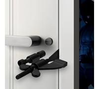 INIRET Verrou de porte portable réglable et robuste, dispositif de sécurité pour une sécurité accrue, pour la maison, les voyages, les hôtels, les appartements, empêche l'entrée non autorisée, sans