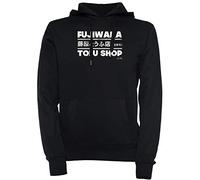 Initial D - Fujiwara Tofu Shop Tee Unisexe Homme Femme Sweat-Shirt Sweat À Capuche Pull-Over Noir Taille L Men's Women's Hoodie Black Large Size L
