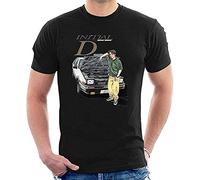 Initial D Manga Takumi T-Shirt Unisex Gift Men's White Tees XL