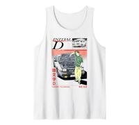 Initial D Takumi Open Hood Car Portrait Manga Anime Débardeur
