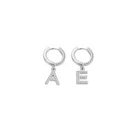 Initial Her, Dainty Pave Personnalisé Bijoux pour femmes Boucles d'oreilles haut de gamme