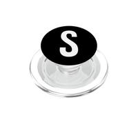 Initiale du Monogramme Lettre S PopSockets PopGrip pour MagSafe