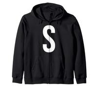 Initiale du Monogramme Lettre S Sweat à Capuche