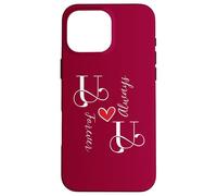 Initiales pour couples U & U, mariage, anniversaire, Mr & Mrs Coque pour iPhone 16 Pro Max