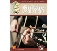 Initiation à la guitare acoustique en 3D - 1 Livre + 1 CD + 1 DVD G