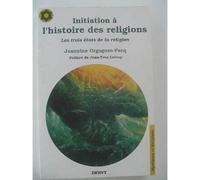 Initiation À L'histoire Des Religions