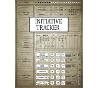 Initiative Tracker: Encounter Tracker For RPG Games: DM Tools: Easy And Fast Combat Organization: 1 - 6 Players: For Tracking HP, Conditions, Player and Enemy Stats