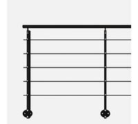 INITIO - Kit garde-corps 2m prêt à poser en aluminium