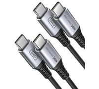 INIU 240W Cable USB C vers USB C, [2Pack 2m] PD3.0 Câble USBC Type C Charge Rapide pour iPhone 17 16 15 Pro Max, Samsung Galaxy S25 S24 S23 Ultra, Pixel 9 Pro, MacBook iPad Air, Switch, Steam Deck etc