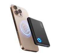 INIU 30W Magnétique Batterie Externe, Qi2 Certified Sans Fil 10000mAh Charge Rapide Powerbank, Legere et Puissante Batterie Portable pour iPhone 16 15, Camping Essentials Pour Hommes et Femmes, Violet