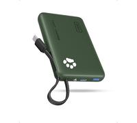 INIU 45W Batterie Externe, 10000mAh Mini Power Bank avec USB C Câbles Intégrés, Batterie Portable USB C in&Out PD3.0 QC4.0 Charge Rapide Powerbank pour iPhone 16 15 14 13 12 iPad Samsung Xiaomi