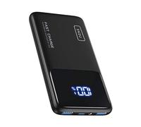 INIU Batterie Externe 10500mAh (USB C 22,5W PD, 3.0, QC, 4.0, 3 Sorties, Lampe De Poche)