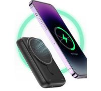 INIU Batterie externe magnétique, certifiée Qi2 30 W 10 000 mAh Mini chargeur portable sans fil et bloc de batterie avec entrée et sortie USB-C, charge rapide USB C pour voyage, uniquement pour iPhone