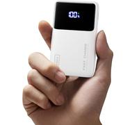 INIU Batterie Externe, Ultra Petite 22.5W 10000mAh Power Bank, Charge Rapide Slim Powerbank Compatible avec iPhone Samsung iPad, Travel Camping Randonnée Essentials pour Hommes et Femmes, Blanc