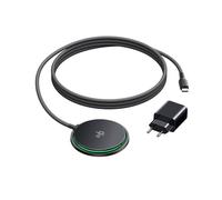 INIU Chargeur Induction iPhone, 15W Chargeur Rapide Certifié Qi2 Compatible Magsafe, Chargeur sans Fil pour iPhone 16 Pro 15 14 13 12 Plus, avec Câble USB-C et Adaptateur Inclus