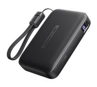 INIU Pocket Neo - Banque d'alimentation - USB-A + 2 USB-C ports, PD/QC, hand strap cable - 5 / 9 / 12 V - 22.5 watt - 20000 mAh - connecteurs de sortie : 3 - noir