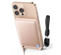 INIU Qi2-Certificat Magnétique Batterie Externe, 45W 10000mAh Power Bank, Charge Rapide Powerbank, Batterie Portable Mince USB C Input & Output Compatible avec iPhone 16 15 14 13 12 Pro Max Rose