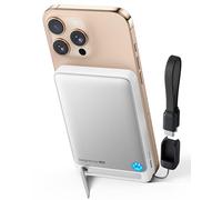 INIU Qi2-Certificat 30W Batterie Externe, 10000mAh Magnetique Power Bank, Charge Rapide Powerbank Travel Essentials, Batterie Portable Mince Compatible avec iPhone 16 15 14 13 12 Pro Max, Blanc