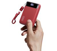 INIU Batterie Externe, 22.5W 20000mAh Compacte Power Bank, Charge Rapide Powerbank Compatible avec iPhone Samsung Xiaomi Huawei iPad, Travel Camping Randonnée Essentials pour Hommes et Femmes, Rouge