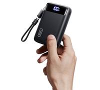 INIU Ultra Petit 20000mAh Batterie Externe, 22.5W Charge Rapide Power Bank | Avec Câble USB C Amovible, Autorisé en Avion, Essentiels de Voyage, Powerbank pour iPhone 18 17 16 Pro, Samsung, iPad, Xiaomi
