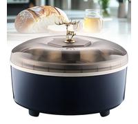 INIULLUV Machine de Fermentation du Pain 5 L - Température réglable 20-55 ℃, boîte de Fermentation thermostatique Automatique avec Doublure en Acier Inoxydable pour Yaourt, Pain, Petits Pains Blue