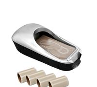 INIULLUV Machine d'emballage de Chaussures, Machine Automatique de Couvre-Chaussures, 4 Rouleaux de Film pour Chaussures (2400), Machine de Film pour Chaussures de Laboratoire à Domicile