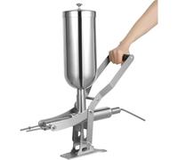 Injecteur à gelée manuel pour beignets et churros, avec 4 tuyaux de remplissage, construction en acier inoxydable