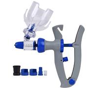 Injecteur à seringue pour animaux, seringue automatique continue de 5 ml pour poulets, canards, porcs, vaches et moutons - outil vétérinaire(Blue/10ml)