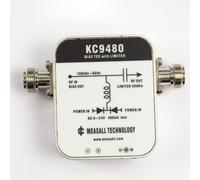 Injecteur Bias DC 1MHz-6GHz Limiteur 20dBm Double Entrée | Limiteur intégré 20dBm, plage 1MHz-6GHz, double port entrée, alliage pour robuste, usage professionnel