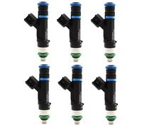 Injecteur Carburant Essence Pour Jeep Pour Liberty Pour Grand Pour Cherokee 2004-2010 6 Pièces Injecteur Carburant 53032701AA 0280158020 D'injecteur Pulvérisation Carburant