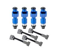 Injecteur de carburant 16450-RWC-A01 EWLKJ00429 avec connecteur compatible avec Civic OBD1 Acura Integra RSX K20 K24(4PCS)