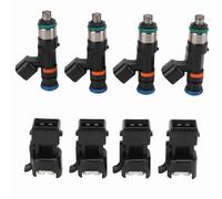 Injecteur de carburant Brillixa, pièces de moteur de voiture de soupape d'injection de buse à essence, compatibles avec le moteur turbo TT 1.8T 20V, 4 injecteur réglé avec