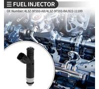 Injecteur De Carburant, Buse D'Injection De Carburant, Pour Ford F-150 Stx, Xl, Xlt 2004-2008 4.6L, Plastique, No.4L3Z-9F593-Ab, Noir.