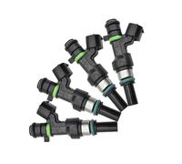 injecteur de Carburant Compatible avec Nissan pour Tiida pour Versa pour March III K12 HR16DE 1.6L 4 Pièces Moteur Injecteurs De Carburant Buses 16600ED000 16600-ED000 FBY1160