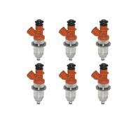 Injecteur de carburant E7T05073 DIM1000J, 1/6 pièces, compatible avec moteur Mitsubishi 6G73 2,5 L(E7T05073 6PCS)