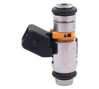 Injecteur de carburant HouYeen pour Fiat 500 595, Doblo, Grande Punto, Idea, Linea, Qubo, Ypsilon, KA - Acier inoxydable - 2 ports - 1/4 in - Compression - OEM IWP160