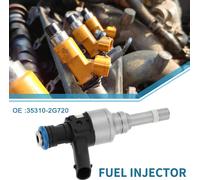Injecteur De Carburant No. 35310-2G720 Pour Hyundai Santa Fe Sport 2013-2016 2.0T Pour Hyundai Sonata Limited, Se 2011-2014 Noir.