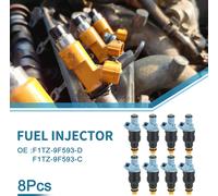 Injecteur De Carburant No.F1Tz-9F593-D Buse D'Injection De Carburant pour Ford F-250 1991-1995 7.5L pour Ford F-350 1991-1997 7.5L Bleu 8 Pièces