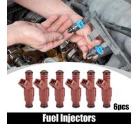 Injecteur De Carburant - pour Ford Explorer 1997-1998 Métal Rouge - 6 Pièces