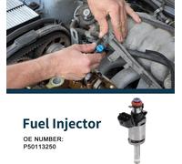 Injecteur De Carburant Pour Mazda 3 2.0 2016 Flux Match No.P50113250 Buse De Carburant Noire 1 Pc
