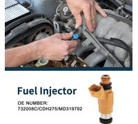 Injecteur De Carburant Pour Mitsubishi Diamante 3.5 97-04 Flux Match No.732008C/Cdh275/Md319792 Buse De Carburant Jaune 1 Pc
