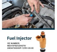 Injecteur De Carburant Pour Mitsubishi Montero Sport 2.4 97-99 Flux Match No.Md319792/Cdh275/Aw347305/63P-13761-00-00 Buse De Carburant Jaune 1 Pc