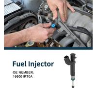 Injecteur De Carburant Pour Nissan Versa 1.6 2012-2016 Débit Correspondant No.166001Kt0A Buse De Carburant Noire 1 Pc