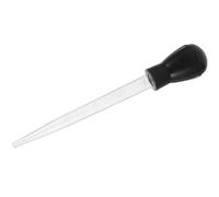 Injecteur de Marinade Noir pour Viande et Dinde, Réutilisable | Huile, Se Démonte Facilement, Matériaux Thermoplastiques et Polystyrène, pour Barbecue et Poêle