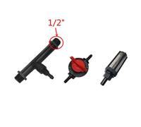 Injecteur de navigateur Venturi fileté,vanne de contrôle de débit à 4 vitesses,filtre à eau,raccords d'irrigation agricole,1 jeu,1/2,3/4 pouces - Type 1I2 inch